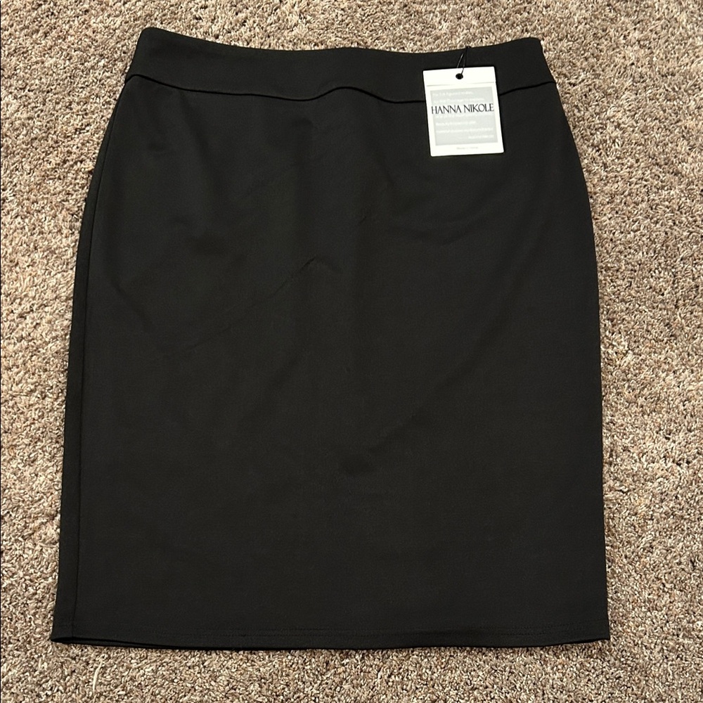 Hanna Nikole NWT Black Pencil Skirt - Classic Women’s Workwear SZ 16W